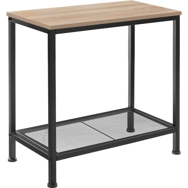 tectake Bijzettafel Filton 60x30,5x60,5cm - Industrieel lich, Huis en Inrichting, Tafels | Bijzettafels, Verzenden