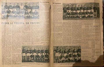 Torino - Sciagura di Superga - 1949 - Krant