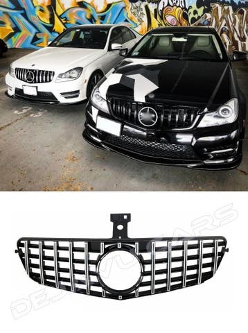 GT-R Panamericana Look Front Grill voor Mercedes Benz C-Klas, Ophalen of Verzenden