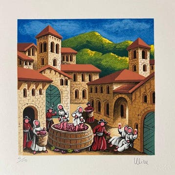 Ulisse (1957) - I love Italy - Portfolio di 4 serigrafie