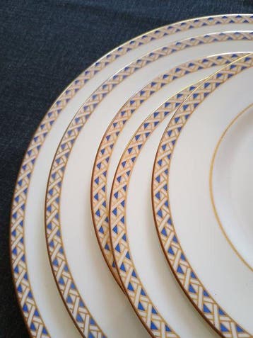 Richard Ginori - Tafelservies (18) - Beenderporselein, 24 kt