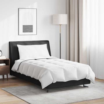 vidaXL Winter Duvet met kussen 2 st Wit Donsveer, Verzenden, Nieuw