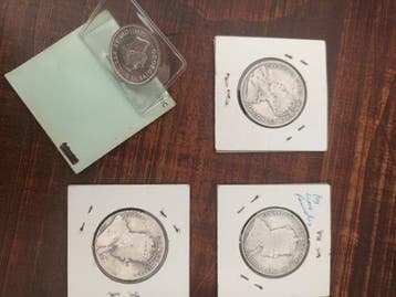 Canada. George V-Georve VI. 25-50 Cents 1909-1943 (4 coins)