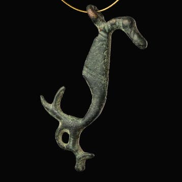 Keltisch Brons La Tène zoomorfe Druïdische amulethanger -