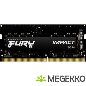 Kingston DDR4 SODIMM FURY Impact 1x8GB 3200, Computers en Software, Verzenden, Nieuw