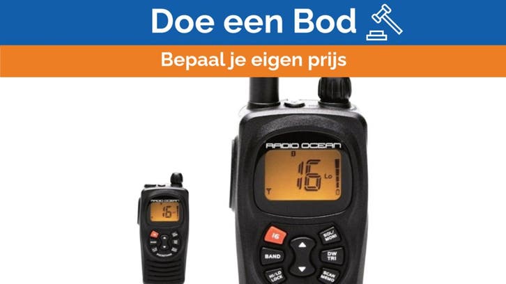 Bieden: Radio Ocean Pocket 2400 Portable VHF, Watersport en Boten, Navigatiemiddelen en Scheepselektronica, Ophalen of Verzenden