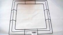 Metalen Frame voor kransen vierkant 45 cm (18 inch), Huis en Inrichting, Woonaccessoires | Kunstplanten en Kunstbloemen, Nieuw