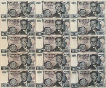 Oostenrijk. - 15 x 1000 Schilling 1983 - Pick 152