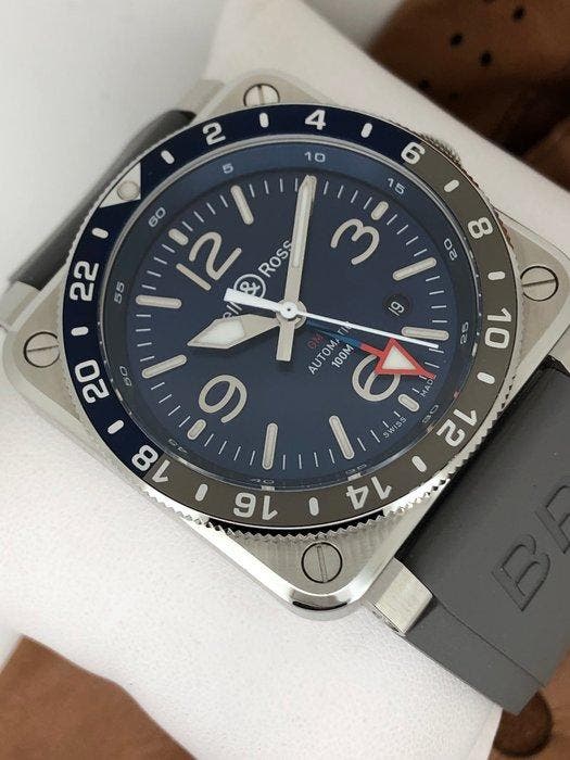 Bell & Ross - BR03 GMT Automatic - BR03-93-S - Homme - 2020, Bijoux, Sacs & Beauté, Montres | Hommes