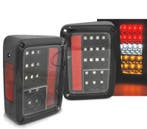 Feux Arrière Pour Jeep Wrangler 07-18 Full Led Noir, Verzenden