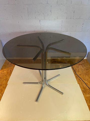 Table basse - Métal, Verre