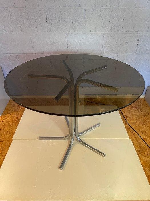 Table basse - Métal, Verre, Antiek en Kunst, Kunst | Designobjecten