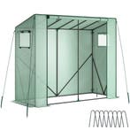 tectake Foliekas Anton 200 x 77 x 170 cm, weerbestendig - gr, Tuin en Terras, Kweekspullen, Verzenden, Nieuw