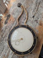 Wandklok - Kienzle - Messing, Glas - 1960-1970