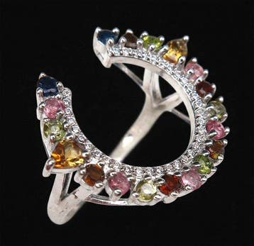 Zilver, Het Diadeem van Aurore – Toermalijnring – Charisma