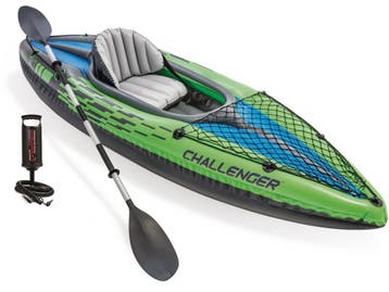Intex Challenger K1 - Kayak 274 x 76 x 33 cm - Sportieve, Sport en Fitness, Overige Sport en Fitness, Verzenden, Nieuw