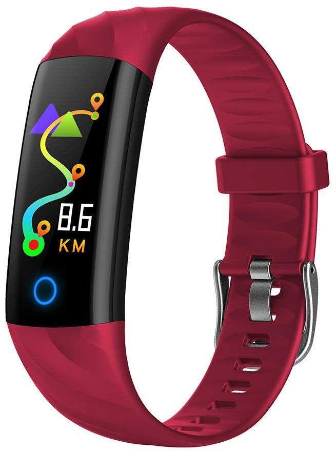 Drphone X55 - Smart Activity Tracker Unisex - Smartwatch Met, Handtassen en Accessoires, Smartwatches, Nieuw, Verzenden