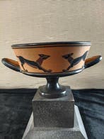Replica van een oude Griek Terracotta Kylix - 9.2 cm (Zonder