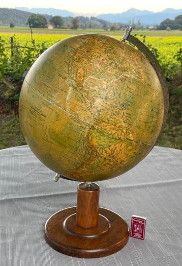 Terrestrial library globe - Professor Dr. Arthur Krause -