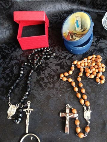 Themacollectie - Verzameling vintage devotionele voorwerpen, Antiek en Kunst