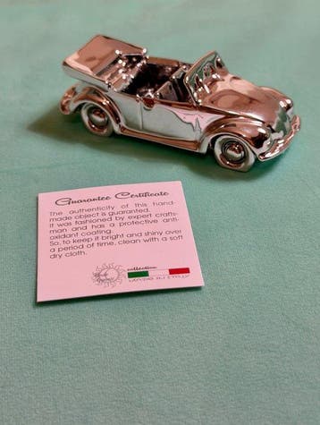 Moda Argenti - Beeldje - Convertible Volkswagen Beetle - 925