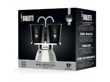 Veiling - Bialetti Mini Express Inductie 2 Kops, Nieuw