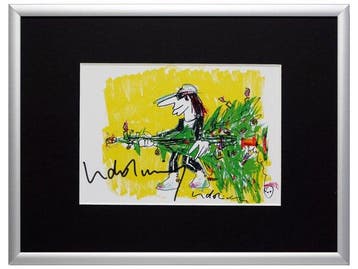 Udo Lindenberg (1946) - X-Guitar / X-Mas Rock - signier -