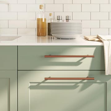 vidaXL Handvatten 10 st 224 mm roestvrij staal bronskleurig, Doe-het-zelf en Bouw, Verzenden, Nieuw