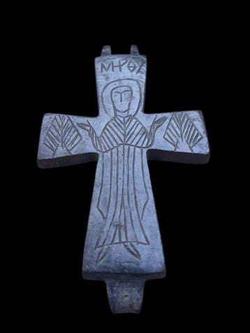 Byzantin bronze excellent Amulette (Sans prix de réserve)