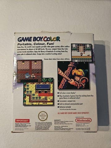 Nintendo - Gameboy Color - Nintendo Game Boy Color Viola, Nieuw