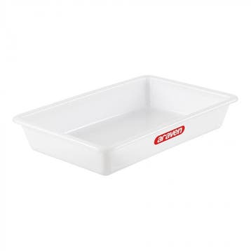 Restbak kunststof wit | 5 liter |  435x285x80(h)mm Araven, Verzenden, Nieuw in verpakking