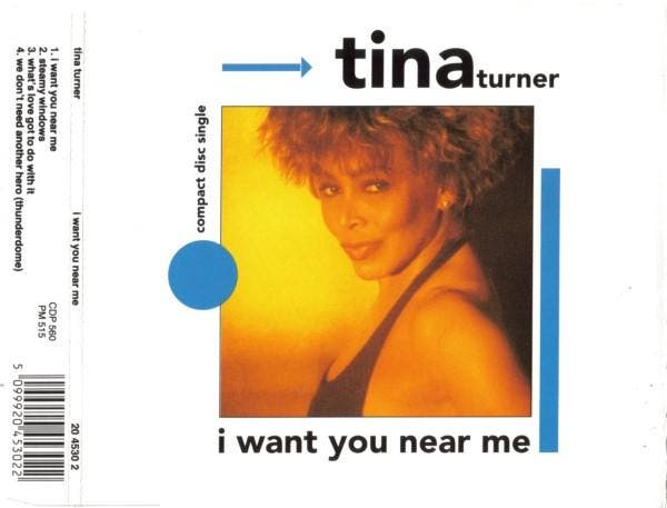 Tina Turner - I Want You Near Me, Cd's en Dvd's, Cd's | Pop, Gebruikt, Verzenden