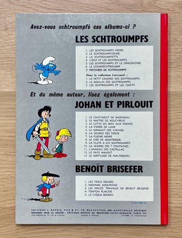 Les Schtroumpfs T8 - Histoires de Schtroumpfs - C - 1 Album, Livres