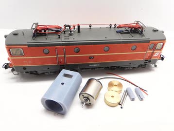 micromotor HR042C Roco H0 Hectorrail BR 143, RC2, RC3, u.a., Overige merken, Gelijkstroom, Verzenden, Overige typen