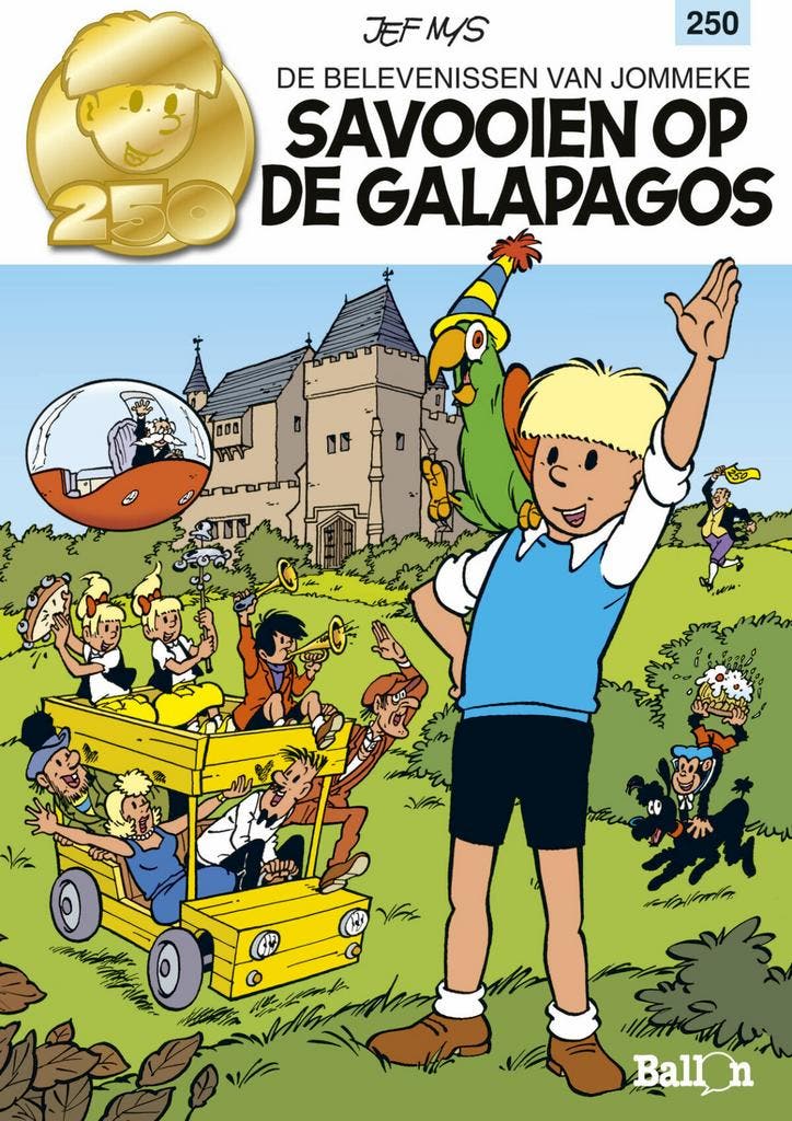Savooien op de Galapagos / De belevenissen van Jommeke / 250, Livres, BD, Envoi