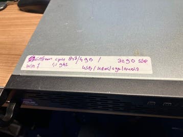 Asus C8HM70-I/HDMI 19inch 1RU Mini pc ,with 32GB SSD /4GB, Nieuw