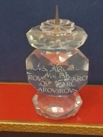 Swarovski - Beeldje - Candleholder 114 Pin - 011181 -