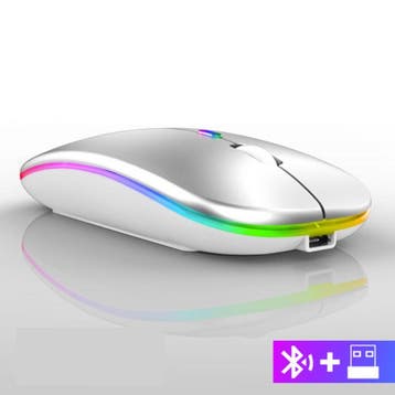 Draadloze RGB Muis - 2.4GHz / 1600DPI / Optisch /, Verzenden