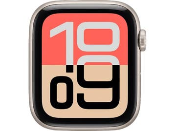 Apple Watch SE 2025 44 mm aluminium kast polarstern - wifi, Handtassen en Accessoires, Verzenden, Zo goed als nieuw, Apple