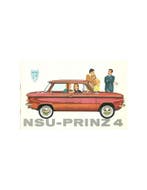 1961 NSU PRINZ 4 BROCHURE NEDERLANDS, Ophalen of Verzenden