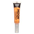 Moon Creations Face Paint with Brush Applicator Orange 15ml, Verzenden, Nieuw