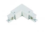 3-Fase - L-vorm - Connector - Buitenkant - Wit, Verzenden