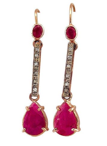 Zonder minimumprijs - Oorbellen - 9 kt. Roségoud, Zilver, Nieuw