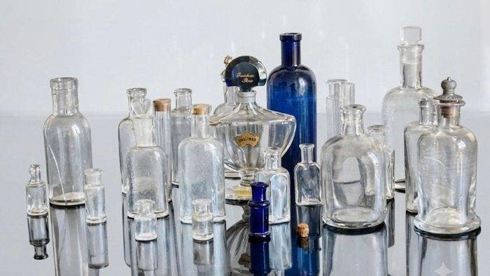 Vetro Antico XIX sec. - Parfumfles (24) - Glas - Parfumerie, Antiek en Kunst, Antiek | Glaswerk en Kristal
