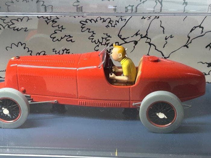 Tintin - Coche de tintin 1:24 el bólido rojo, Livres, BD | Comics
