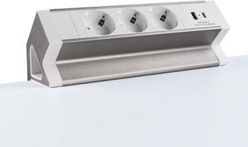 Stekkerdoos met USB - Verlengsnoer - Verlengkabel - 1,8M - W, Verzenden, Nieuw