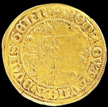 Nederland, Gelderland Karel van Egmond. Goudgulden 1423-1472