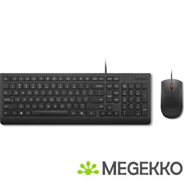Lenovo Essential Bedrade Toetsenbord en Muis Combo, Qwerty, Computers en Software, Verzenden, Nieuw