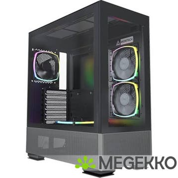 Montech SKY TWO Midi Tower Zwart, Verzenden, Nieuw