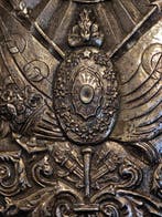 Spiegel - .980 zilver - Tughra Mirror, Antiek en Kunst